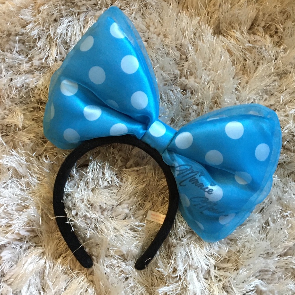 Disney Minnie Mouse blue bow headband from Tokyo